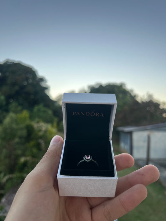 Pandora Pink Heart Ring